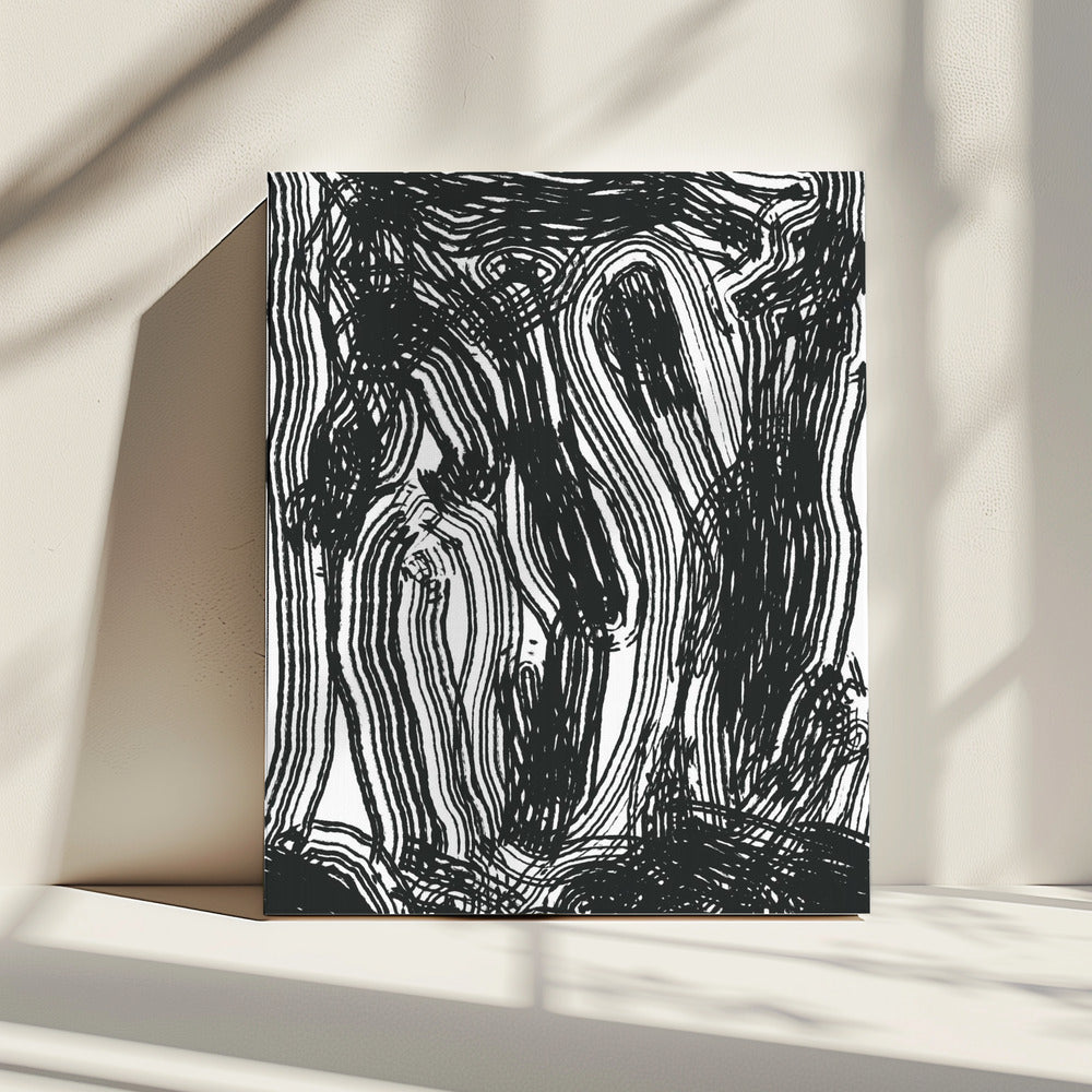 Flowing Lines Dance | Canvas