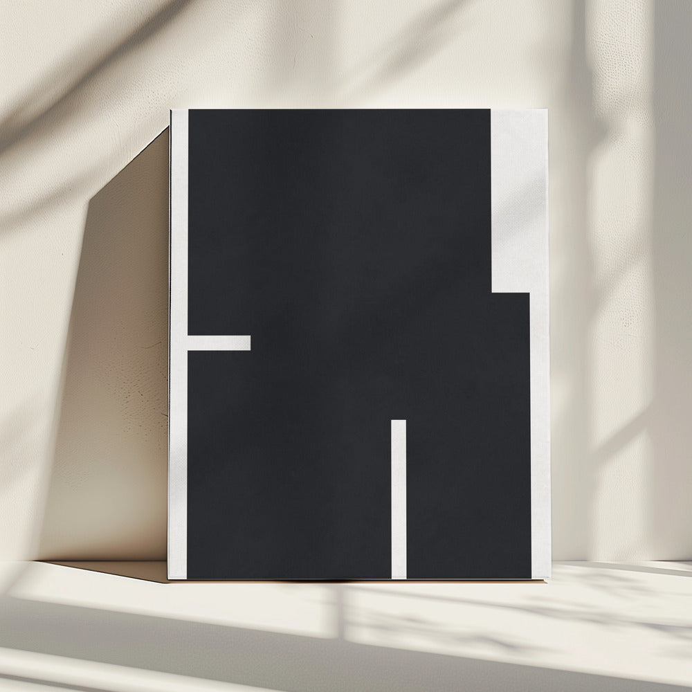 Black and white geometry 4 | Canvas