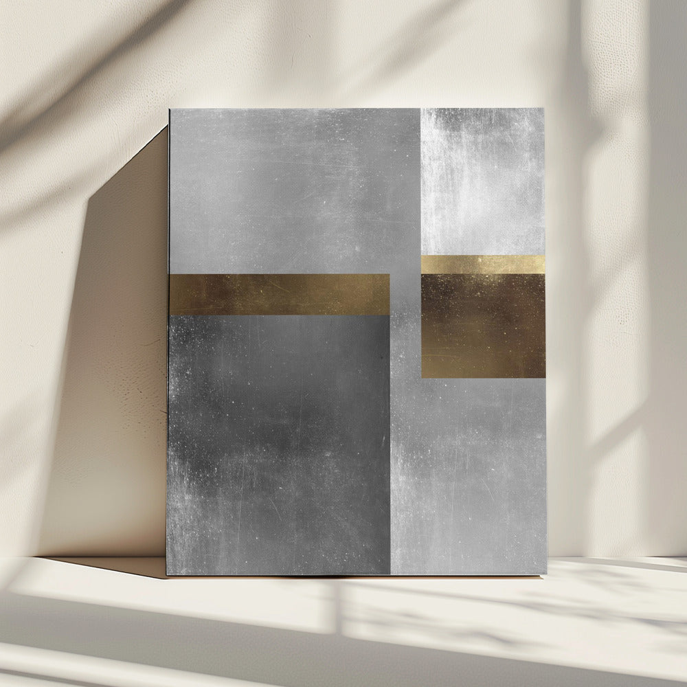 Gold and silver textures 6 | Canvas