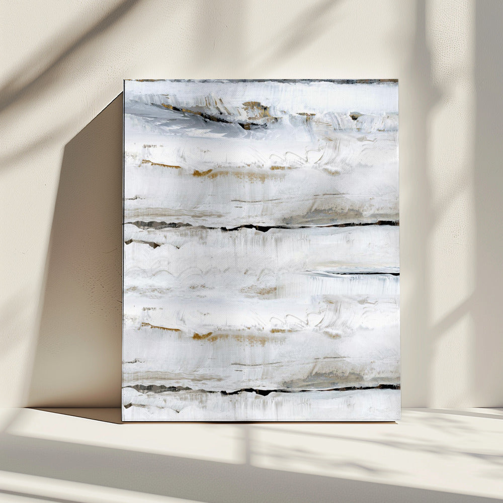 Abstract Soft Whites 3 | Canvas