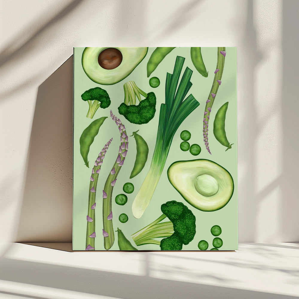 Green vegetables | Canvas