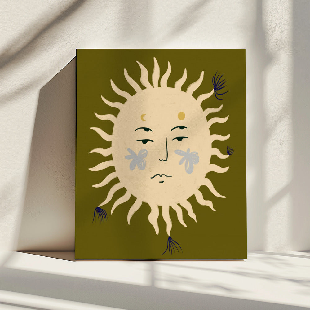 Sun's Serene Face | Canvas