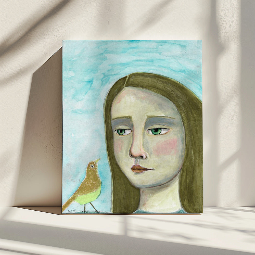 Lady and Bird | Canvas