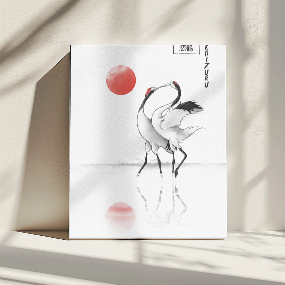 Love Cranes | Canvas