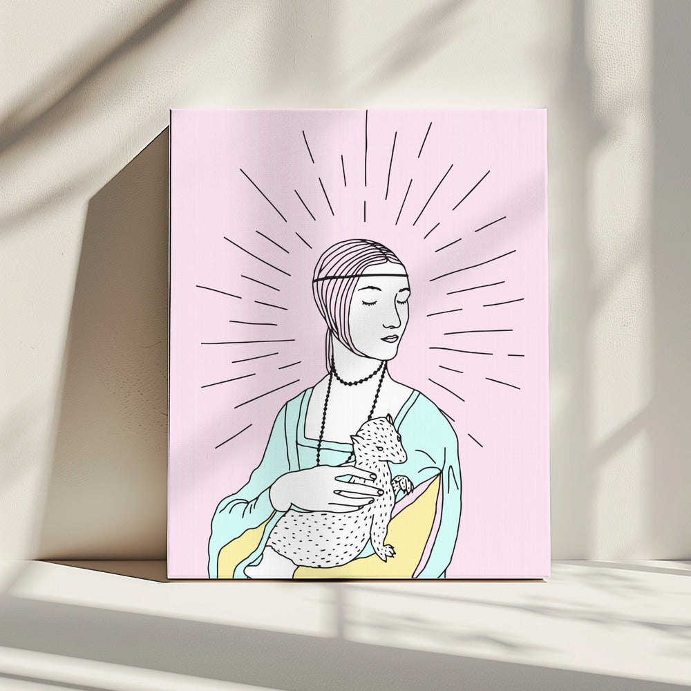 The Lady With An Ermin | Canvas