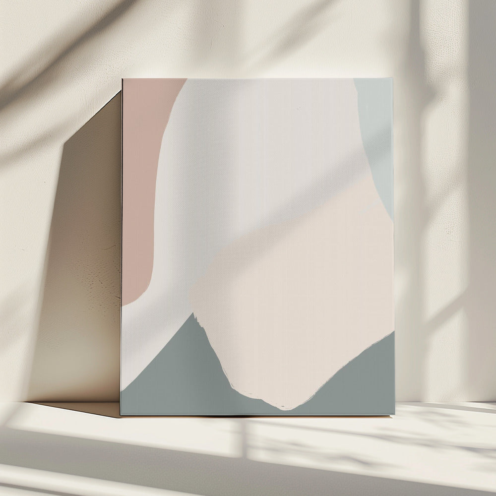 Soothing Beige Abstract | Canvas