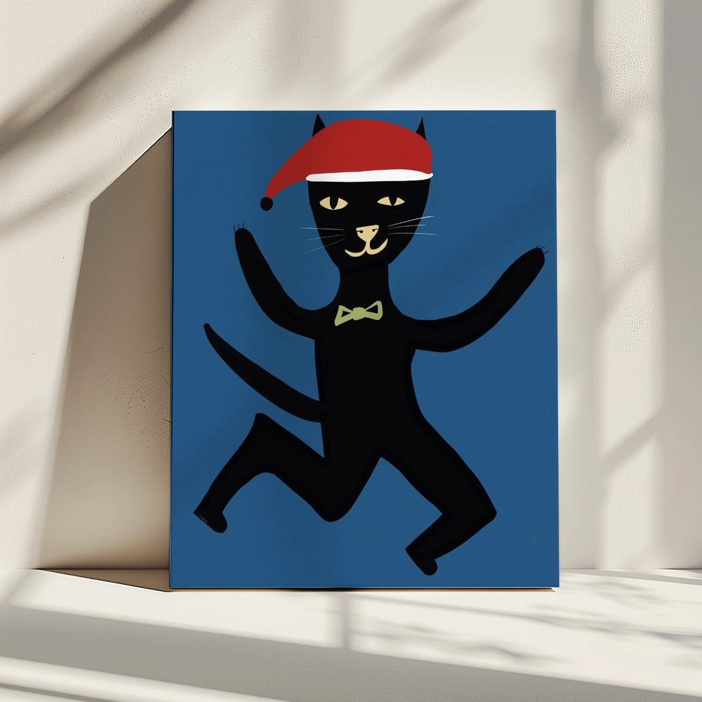 Xmas cat | Canvas