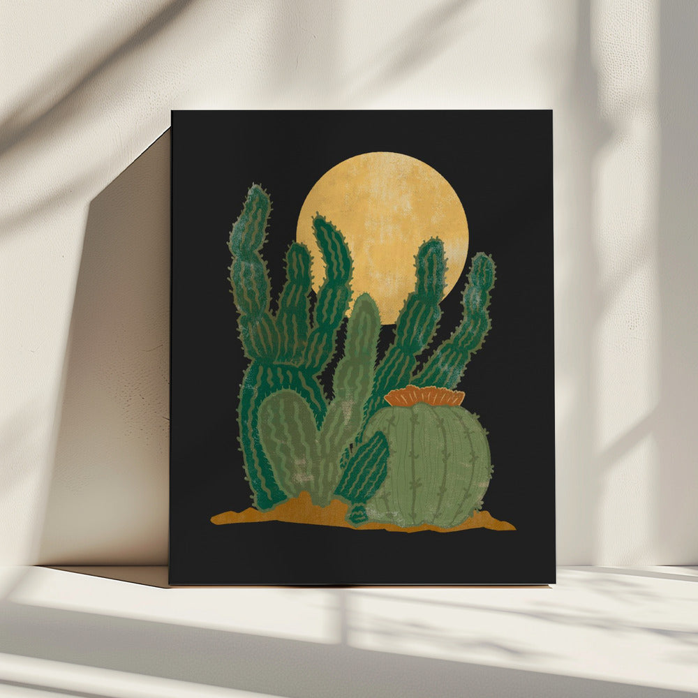 Modern Americana and Cactus | Canvas