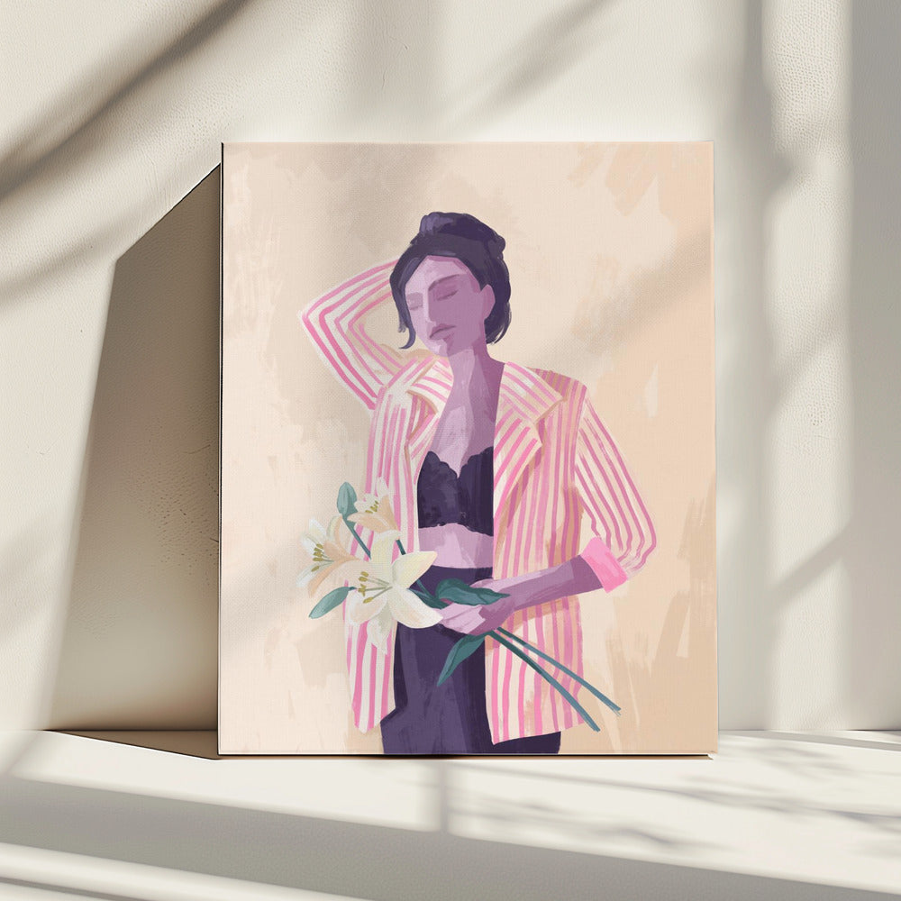 Lilly in a Jacket | Canvas