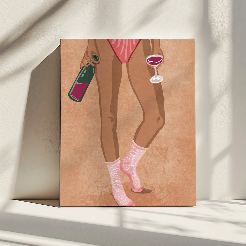 Wine and socks | Canvas