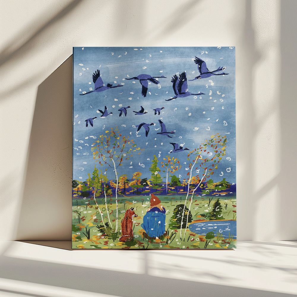 fox my best friend | Canvas