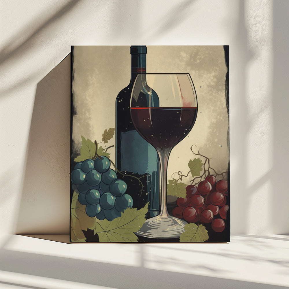 Red Red Wine No 4 | Canvas