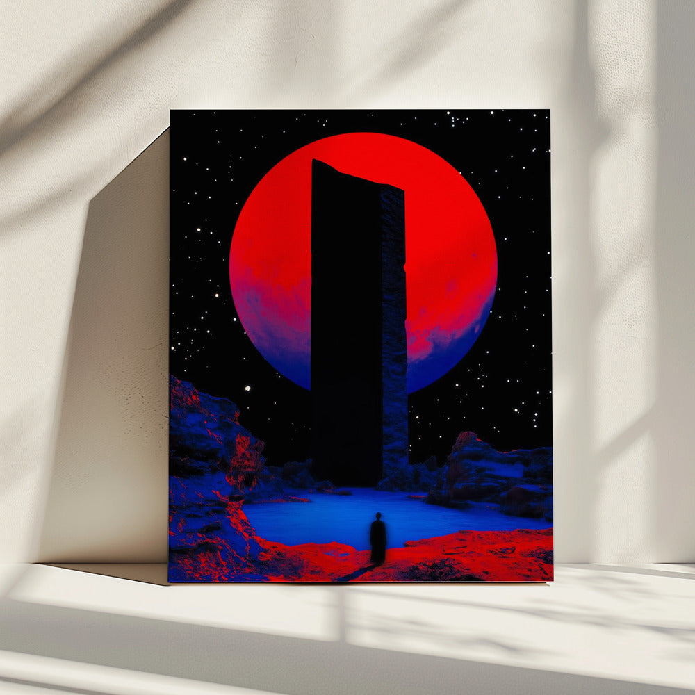 Red Moon Aura | Canvas
