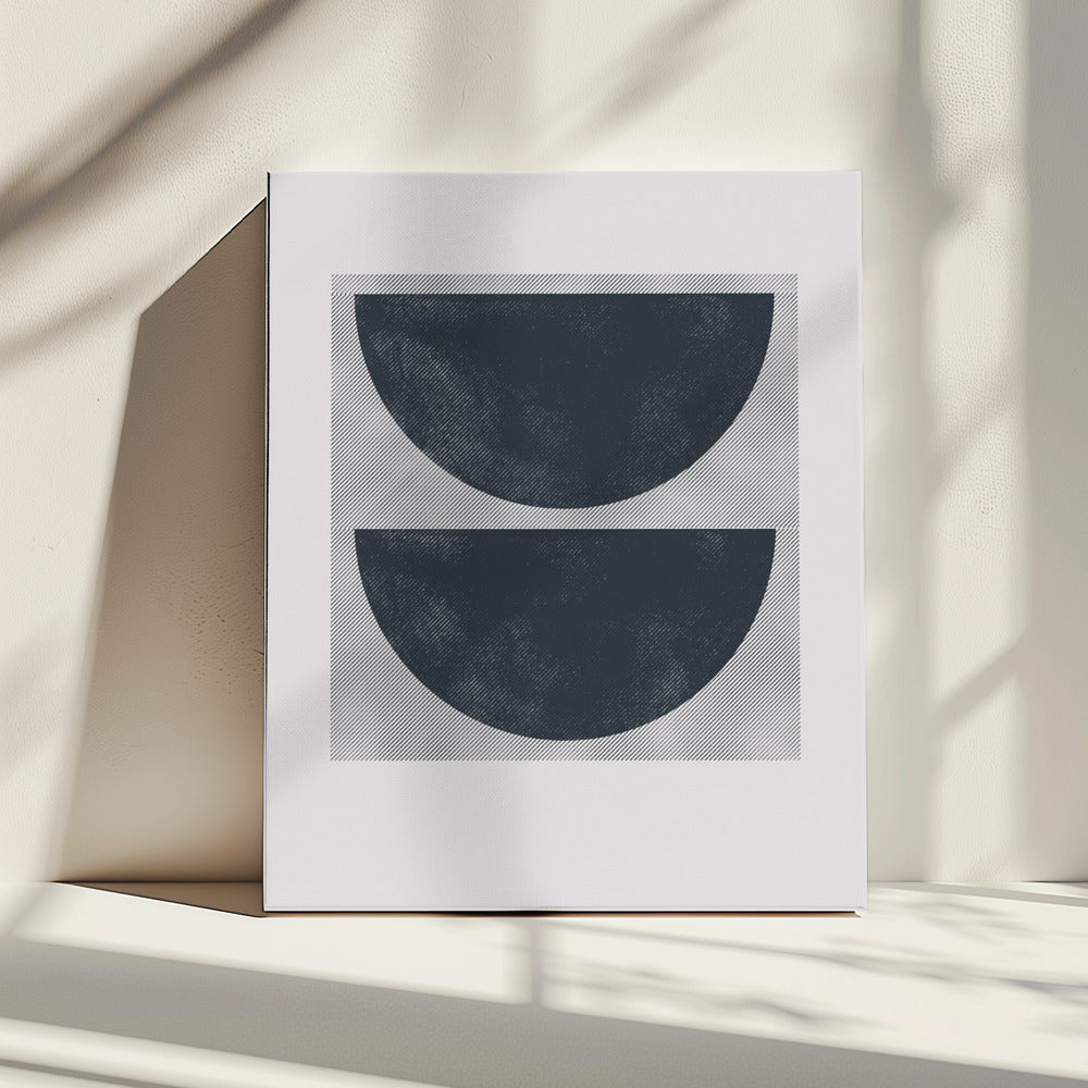 Monochrome Halves | Canvas