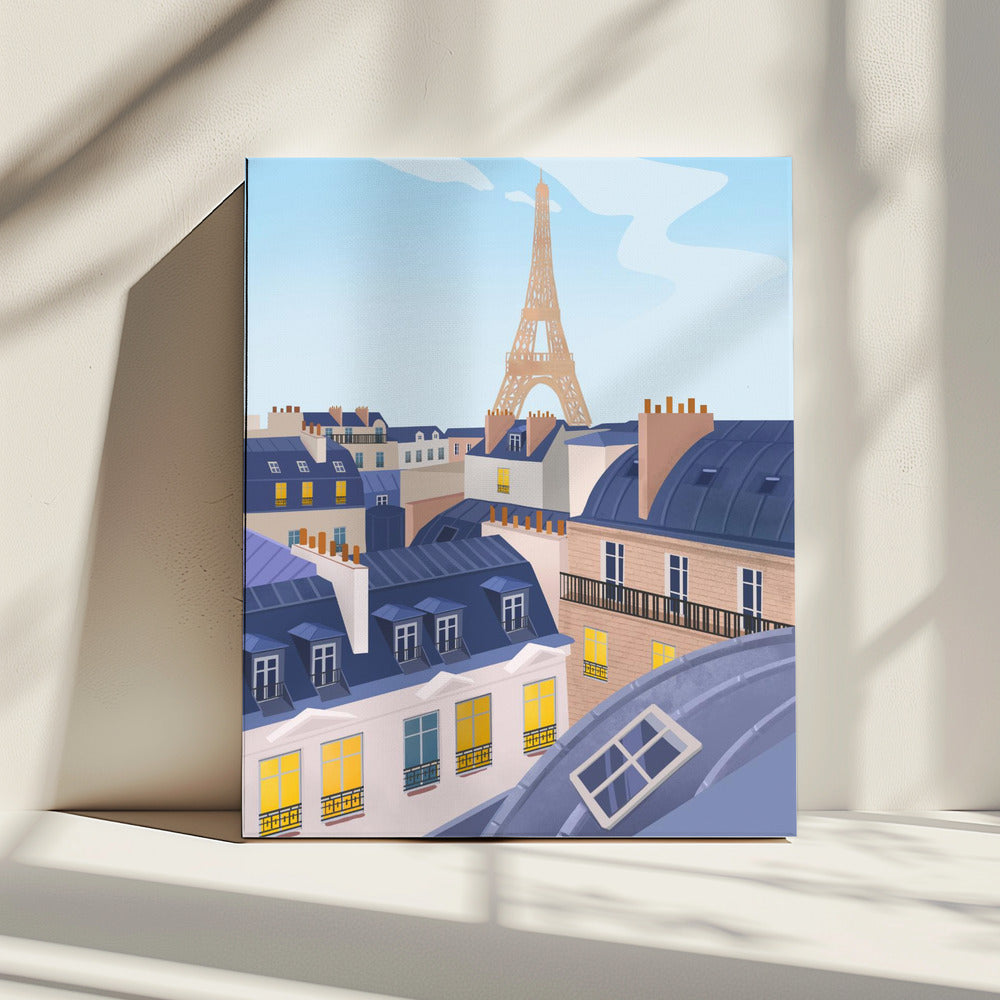 Paris Rooftops | Canvas