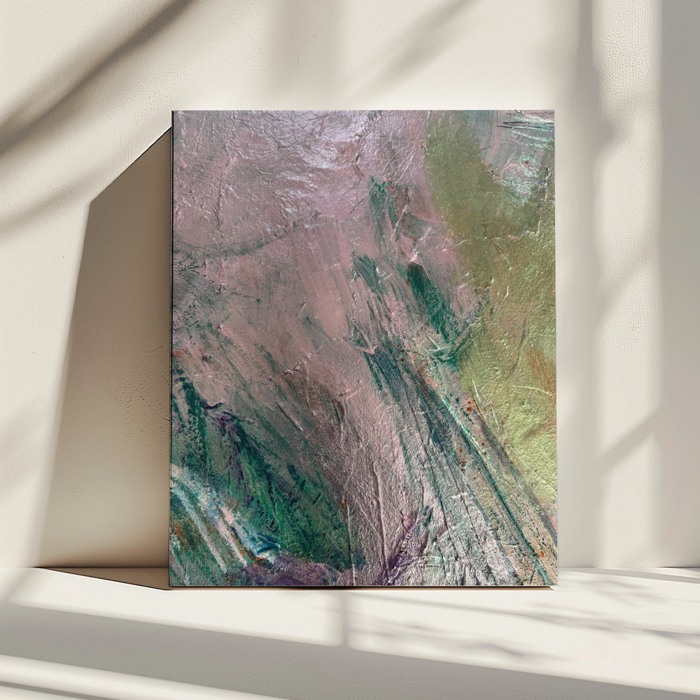 Mystic Pink Brushstrokes | Canvas