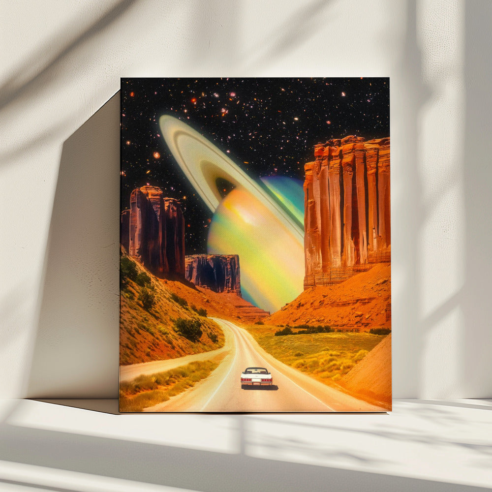 Road Trip to the Rings of Infinity | Canvas