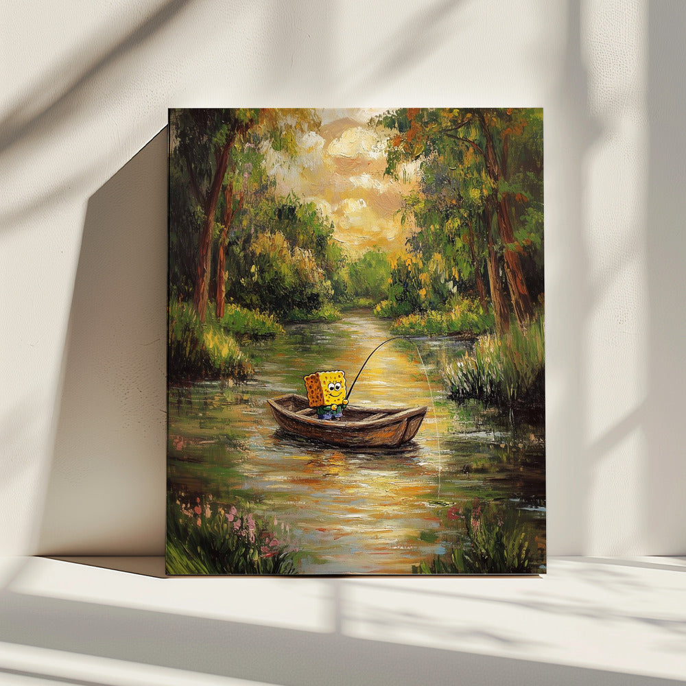 Bob by the river | Canvas