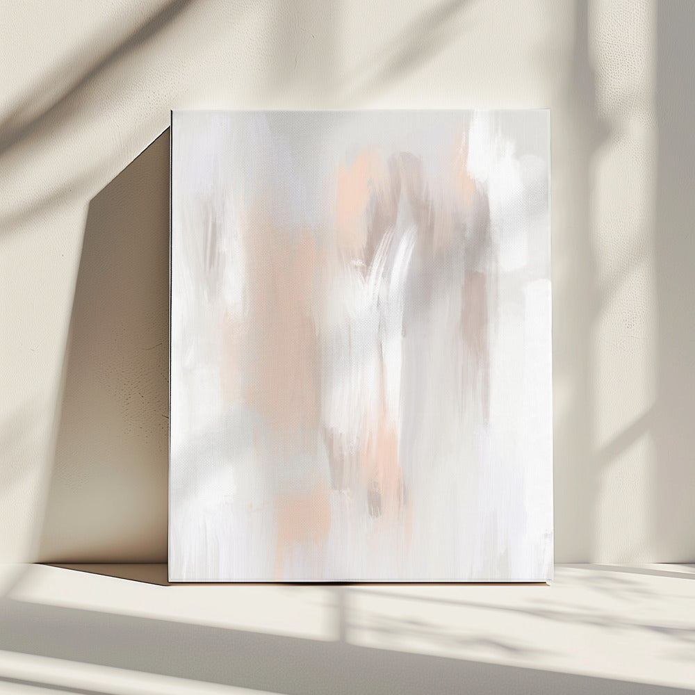 Soft Neutral Tones with Delicate Brushstrokes | Canvas
