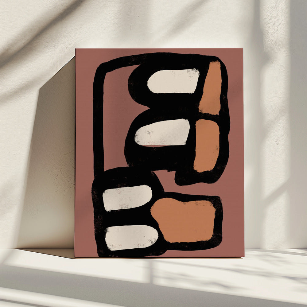 Oval abstract | Canvas