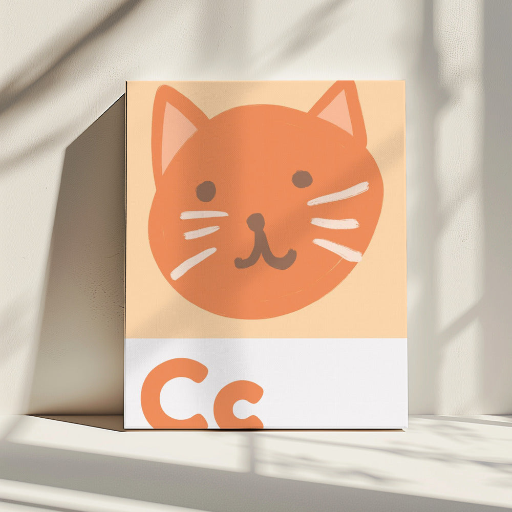 Cuddly Cat C | Canvas