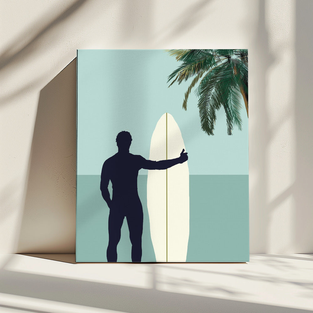 Surf Blue 1 | Canvas
