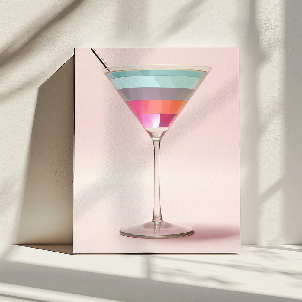 Striped Martini | Canvas