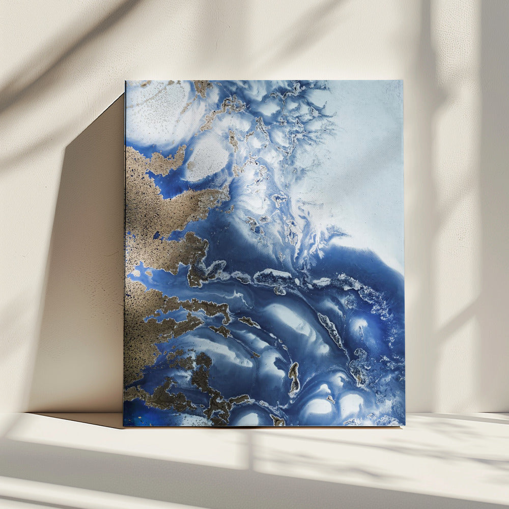Peaceful - Ocean Wave Waltz - Oceanic textures | Canvas