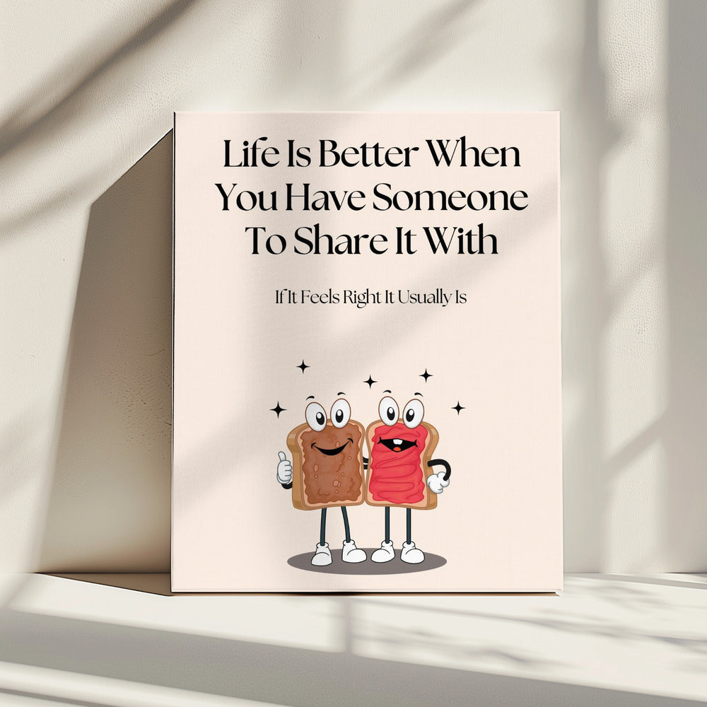 Cartoon Toast With Jam | Canvas