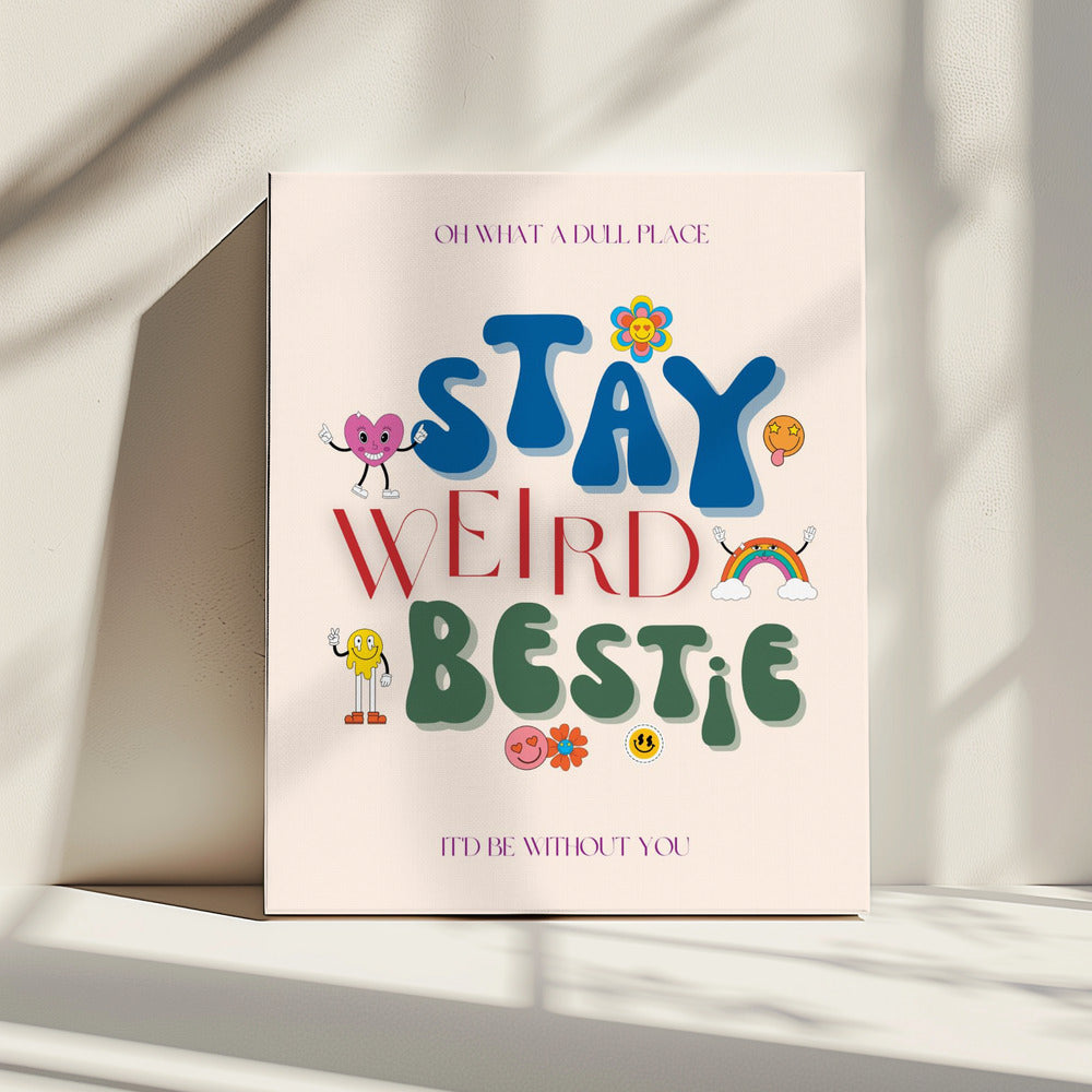 Vibrant Friendship Vibes | Canvas