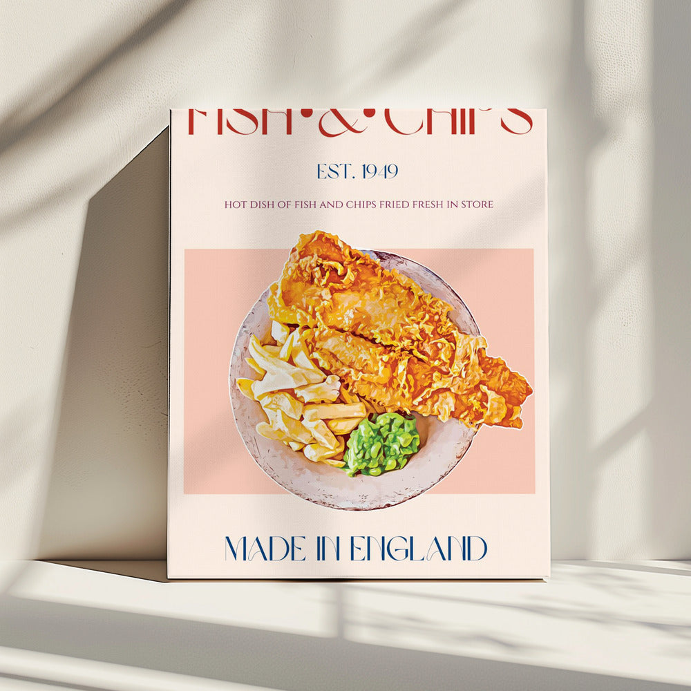 Classic Fish And Chips Dish | Canvas