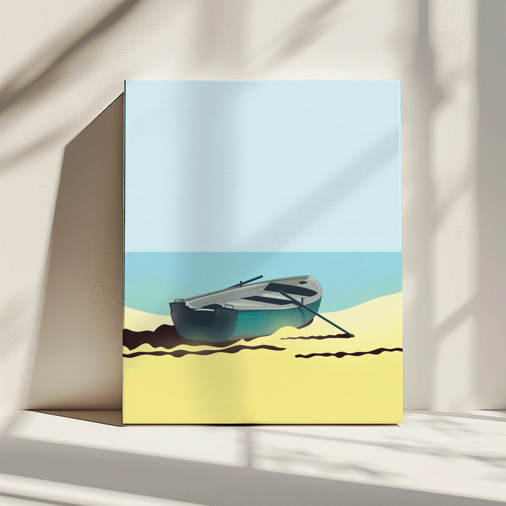Boat on Beach | Canvas