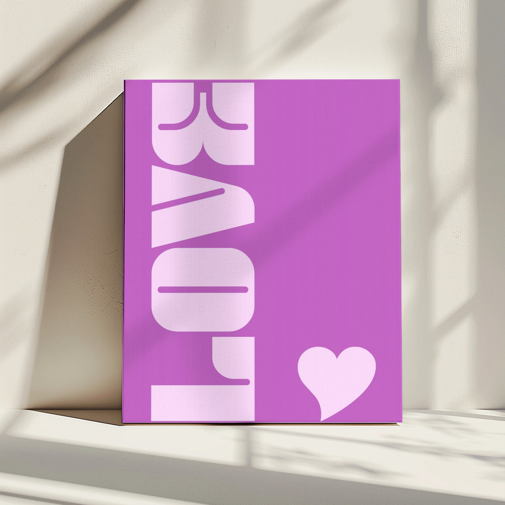Purple Love Vibe | Canvas