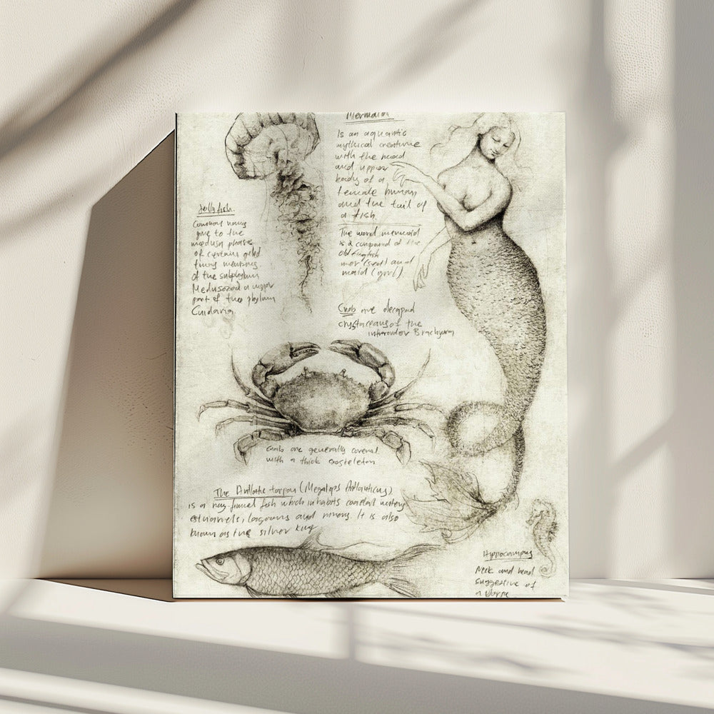 Mythical And Marine Creatures | Canvas