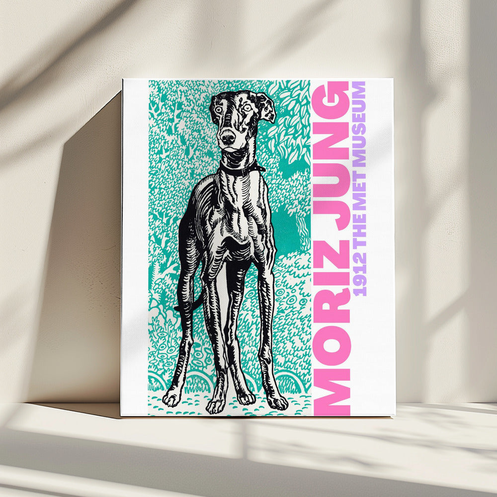 Regal Canine Gaze | Canvas