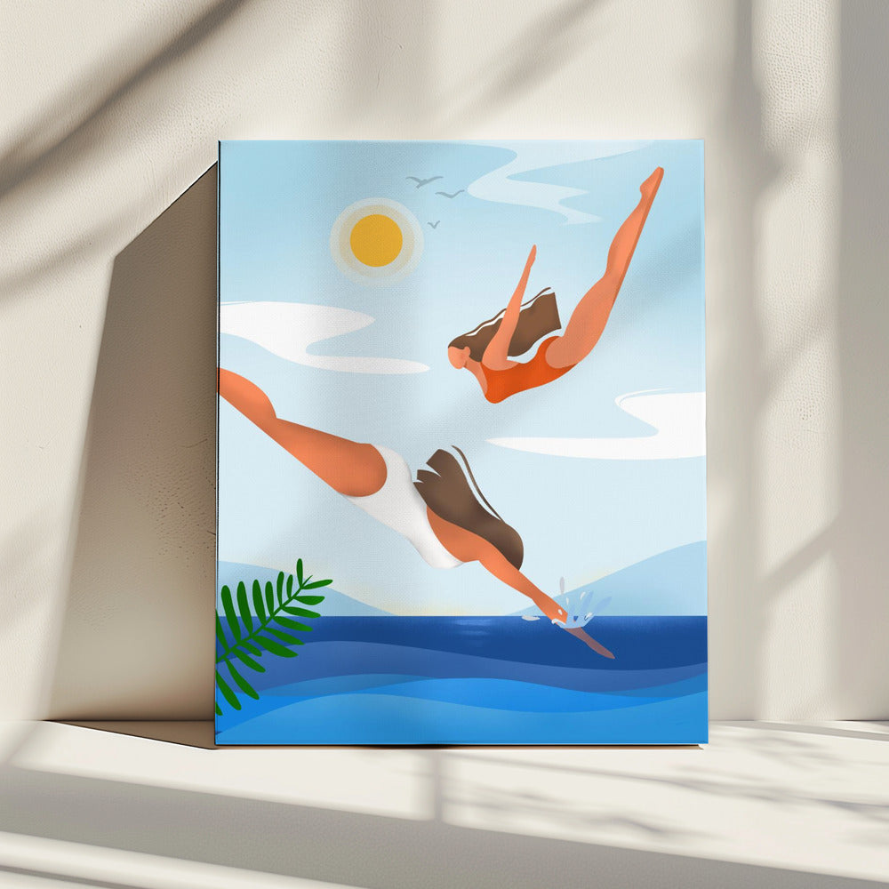 Oceanic Grace | Canvas