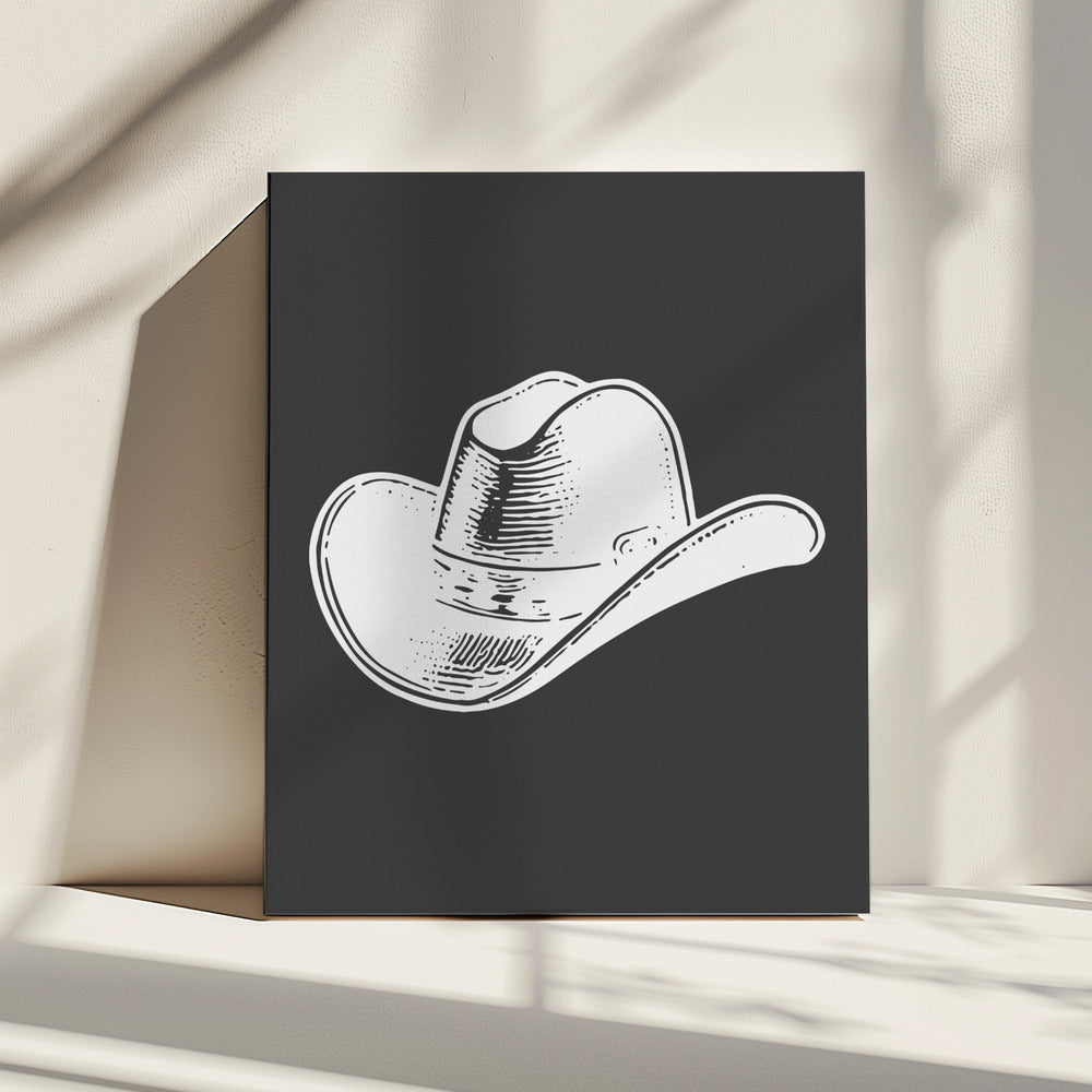 Black Cowboy Hat | Canvas
