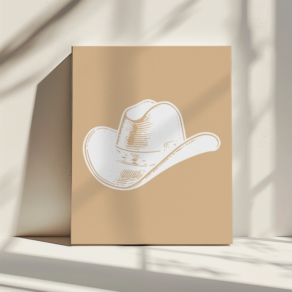 Neutral Cowboy Hat | Canvas