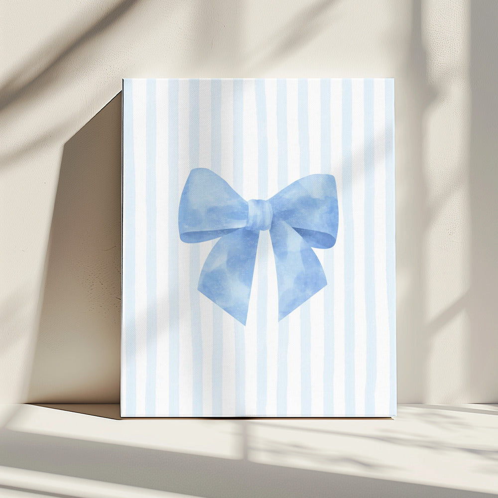 Blue Ribbon Elegance | Canvas