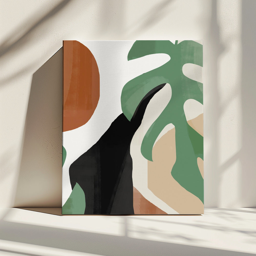 Abstract Art Tropical Leaves | Canvas