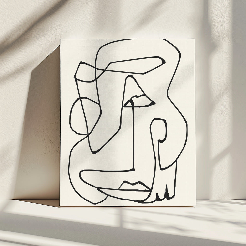 Abstract Line Art | Canvas