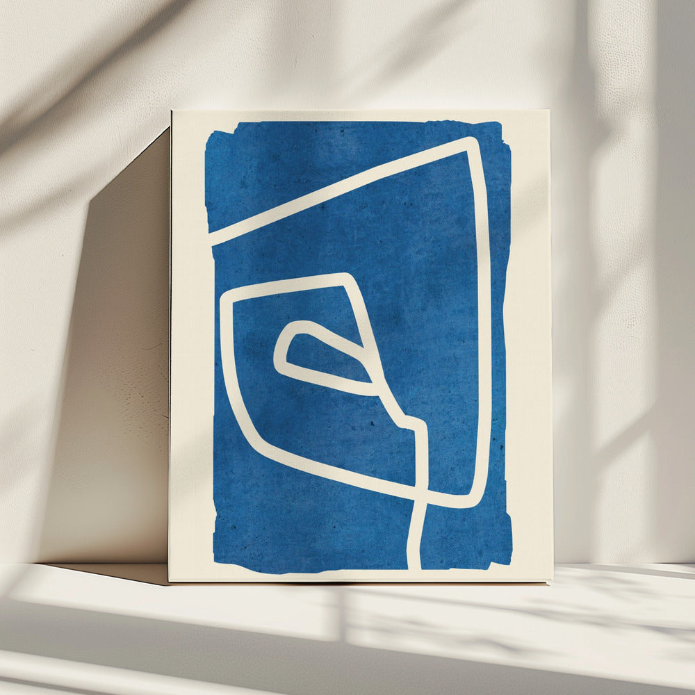 Blue Spiral Dance | Canvas