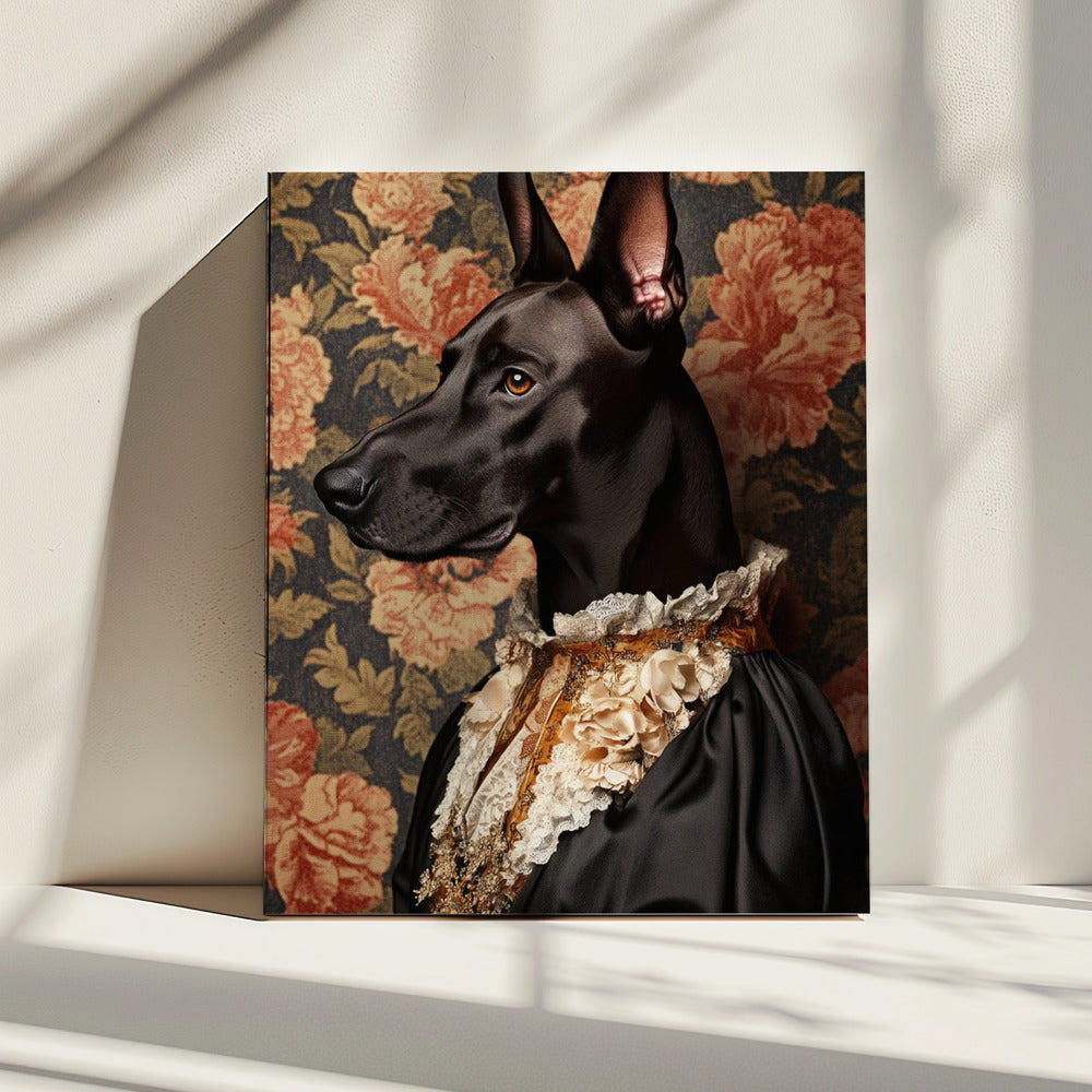 The Elegant Great Dane | Canvas