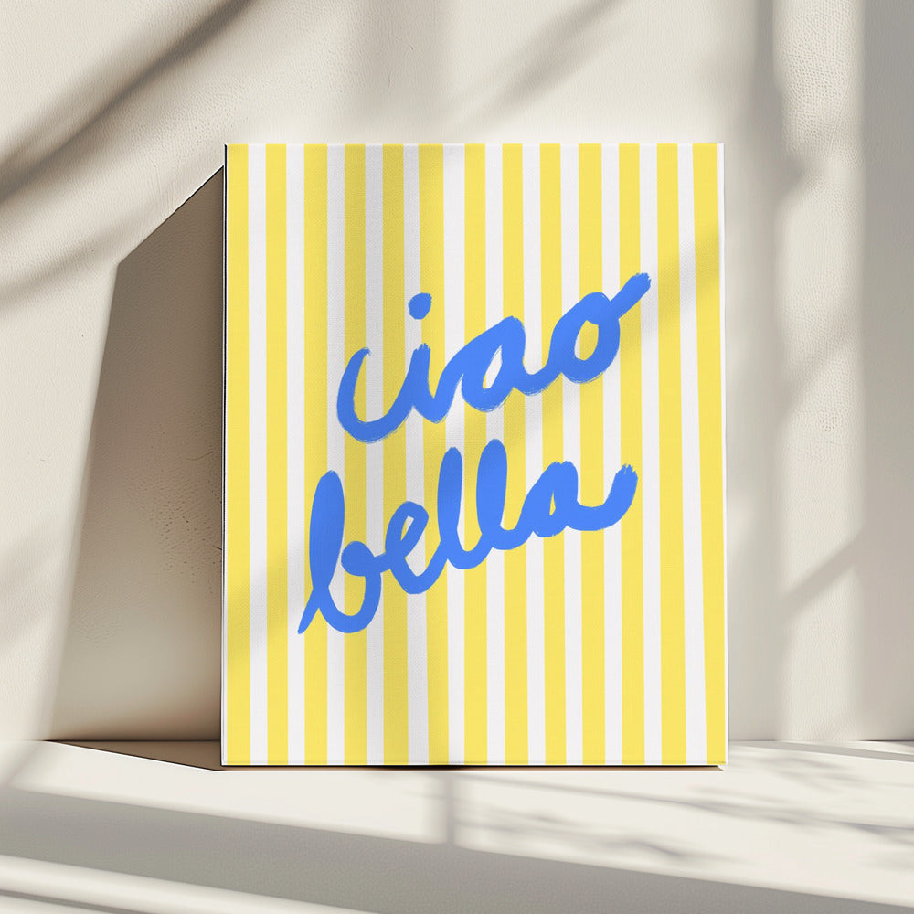 Bright Greeting Stripes | Canvas