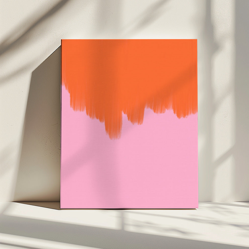 Orange Over Blossom | Canvas