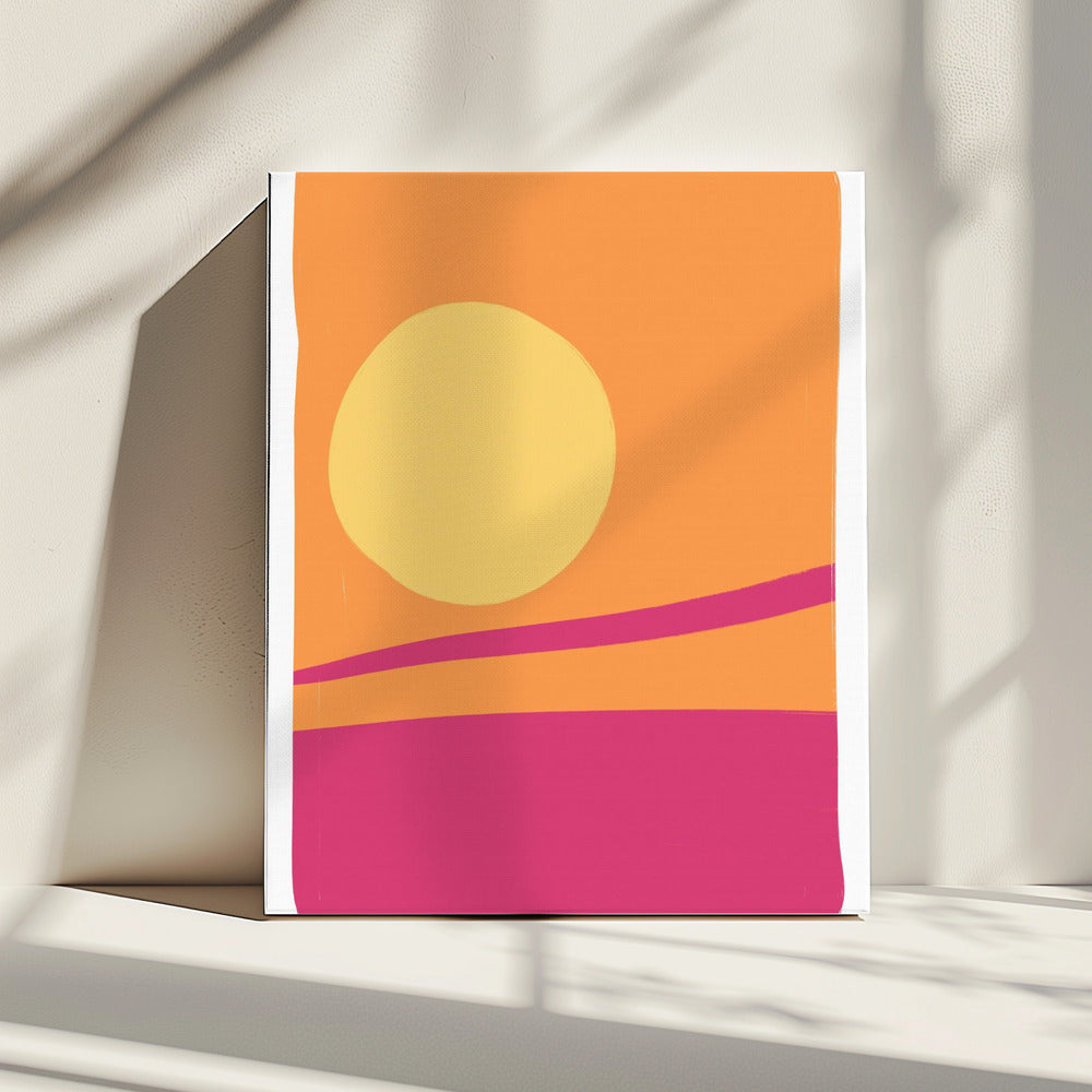 Vibrant Sunset Glow | Canvas