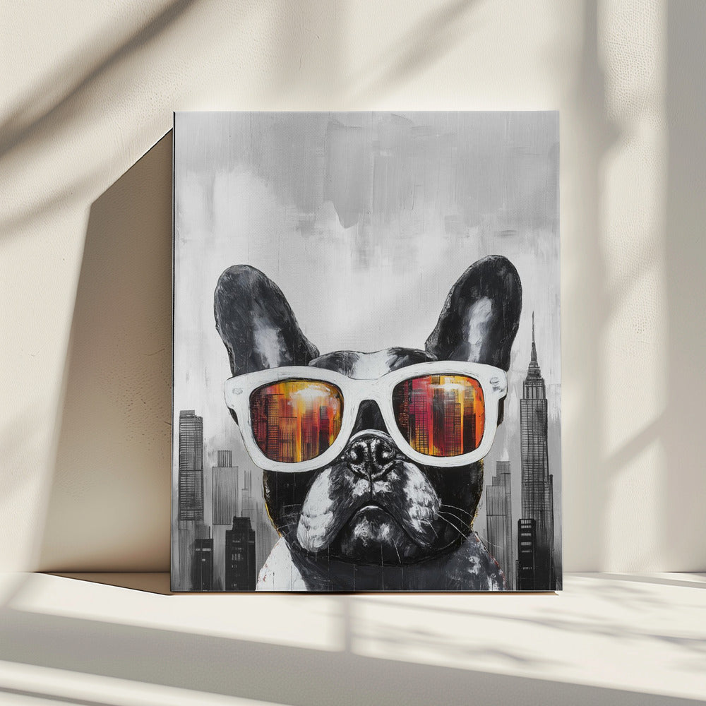 Bulldog - Too cool for School | Canvas