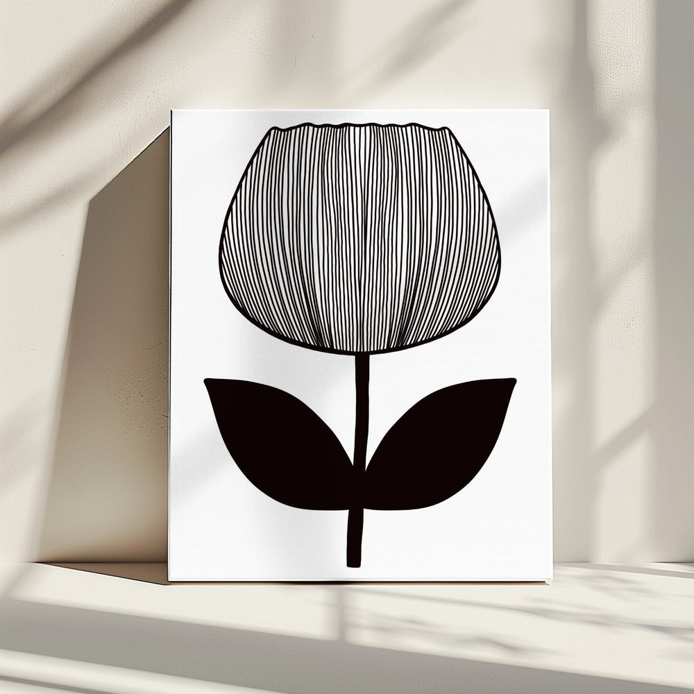 Monochrome Blossom | Canvas