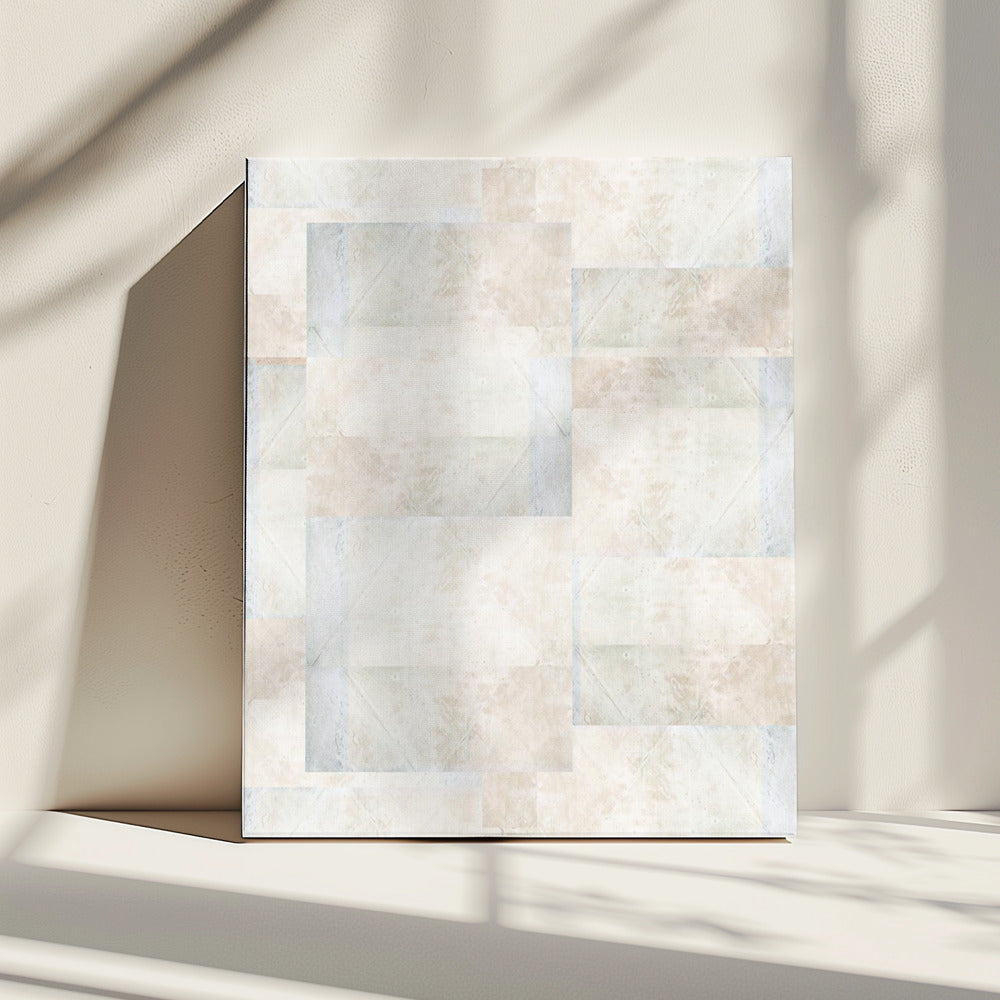 Soft Abstract Geometric Pattern | Canvas
