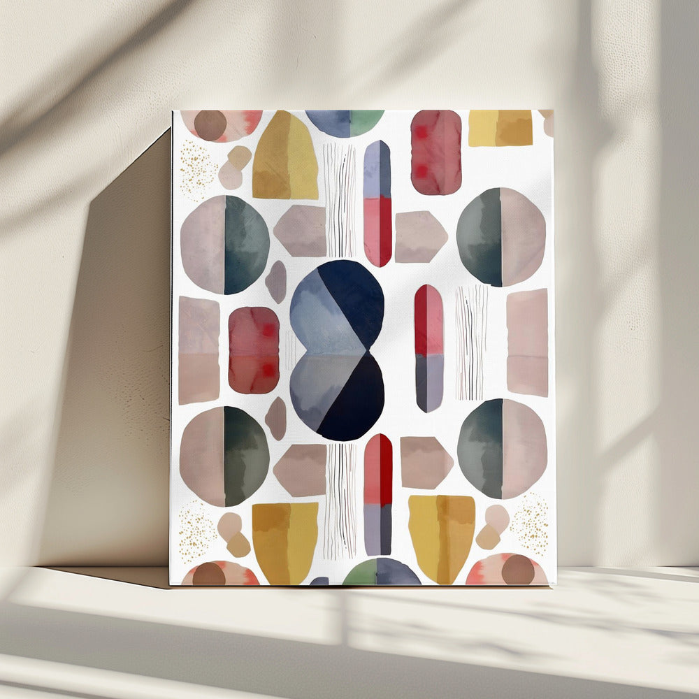 Abstract Geometric Shapes | Canvas